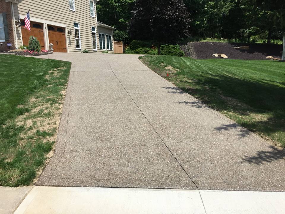 Cement Driveway Redone