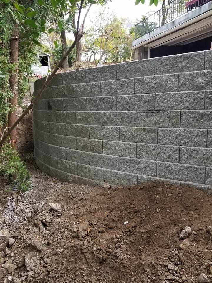 Driveway Retaining Wall