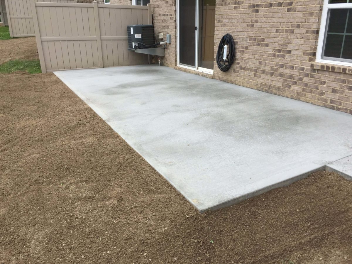 Cement Pad Install